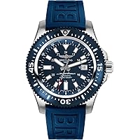 Breitling Superocean 44 Special Steel Men's Watch with Blue Rubber Strap Y1739316/C959-158S