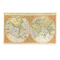 Melody Jane Dolls Houses Dollhouse Ancient World Map Chart Poster Miniature Study School Accessory 1:12
