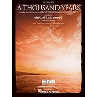 A Thousand Years A Thousand Years Paperback Kindle Sheet music