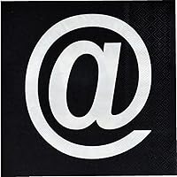 Club Pack Social Media Printed Hashtag and Ampersand Luncheon Sized Box of 192 Napkins
