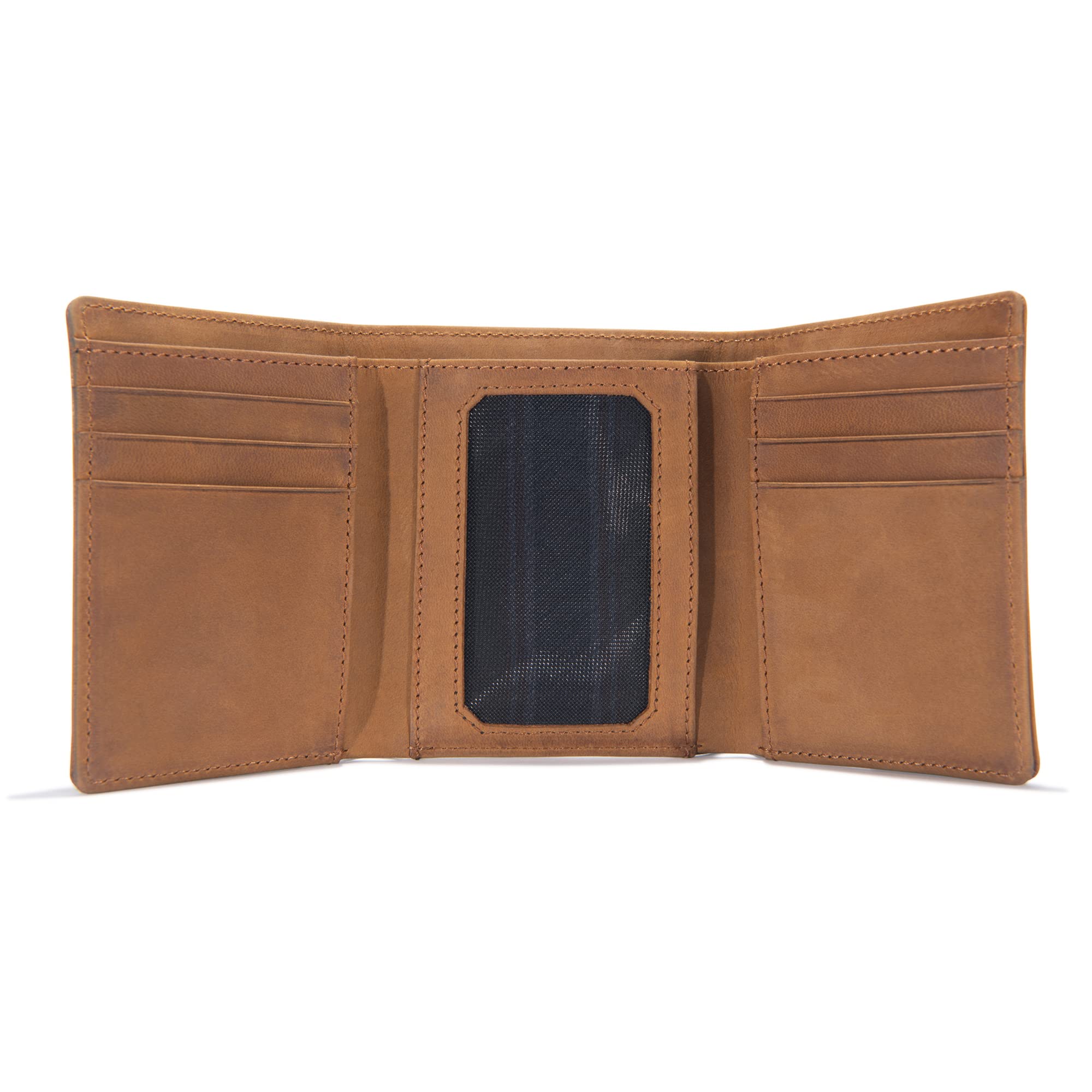 Carhartt Men's Trifold, Durable Wallets, Available in Leather and Canvas Styles