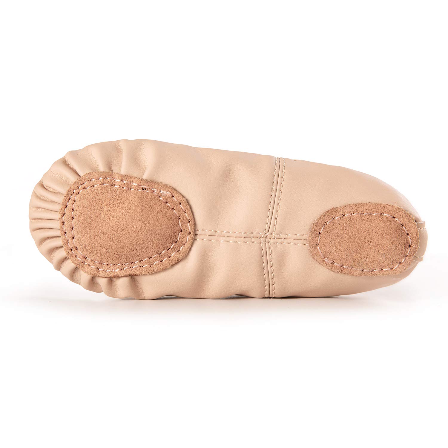 RoseMoli Ballet Shoes for Girls/Toddlers/Kids/Women, Leather Yoga Shoes/Ballet Slippers for Dancing