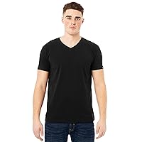 X RAY Men's V-Neck T-Shirts, Soft Cotton Short Sleeve Casual Slim Fit V Neck T Shirts for Men