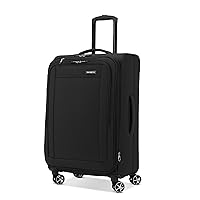Samsonite Saire LTE Softside Expandable Luggage Wheels, Black, Medium Spinner