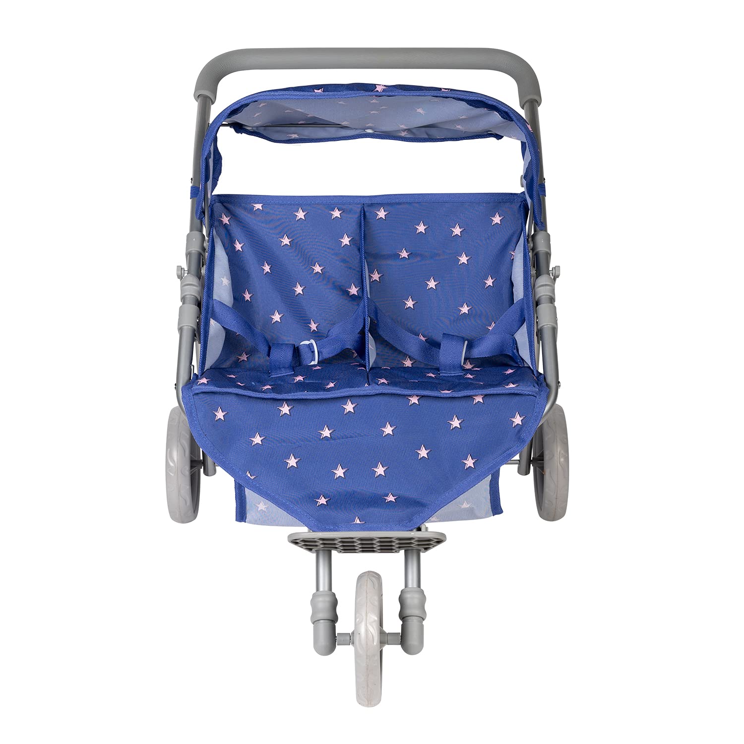ADORA Baby Doll Stroller, Starry Night Stroller Twin Jogger Stroller, Fits Dolls Up to 16 inches