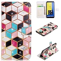 3D Painted Flip Cover for Galaxy J6 Phone Protection PU Leather Wallet Protective Case Stand Compatible with Samsung Galaxy J6 SM-J600F/DS; SM-J600G 5.6 inches Smartphone - Colorful