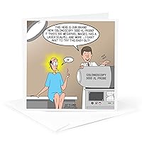 Greeting Card - The Colonoscopy 3000 XL Probe - s Funny Out to Lunch Cartoons
