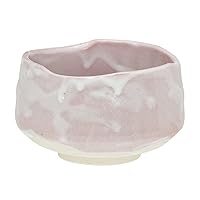 Matcha Bowl, Pink Shino Tataki Matcha Bowl, 4.5 x 3.0 inches (11.5 x 7.5 cm), Earth, Restaurant, Ryokan, Japanese Tableware, Restaurant, Commercial Use