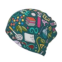Cartoon Medicine Pattern Print Multifunction Beanie Hat for Men Women Unisex,Beanie Cap,Knitted Hat,Knit Hat,Beanie Hat