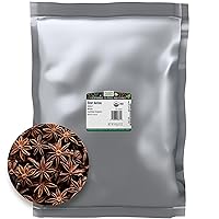 Frontier Co-op Organic Whole Star Anise 3lb - Dried Whole Star Anise Pods, 3 Pounds