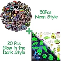 Waterproof Vinyl Stickers Pack for Laptop Water Bottle Party Supplies