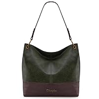 Wrangler Hobo Bags for Women Vegan Leather Top Handle Shoulder Purses and Handbags