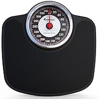 Adamson A27 Medical-Grade Scales for Body Weight - Up to 350 lb, Anti-Skid Surface, Extra Large Numbers - Professional High Precision Bathroom Scale Analog - Durable with 20-Year Warranty - New 2024
