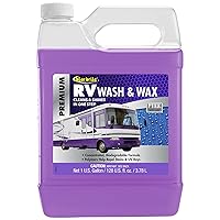 RV Wash & Wax - One-Step Concentrated Cleaner, UV Protection, Non-Toxic, Biodegradable - Ideal for RV, Camper Cleaning - 1 Gallon, 128 Fluid Ounces (071500)