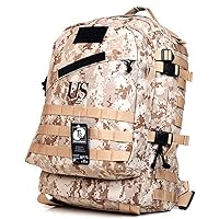 Tiger Storm US Army Assault Premium Backpack Outdoor Camping Back Pack (Dessert Pixel)