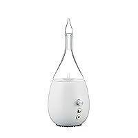 Raindrop 3.0 Nebulizing Diffuser for Essential Oil/Aromatherapy by Organic Aromas with Touch Sensor and MagConnect-Style Electrical Cord and Adapter. (White)