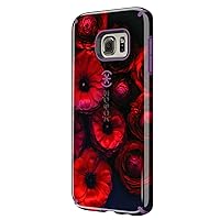 Speck Products 73071-C262 CandyShell Inked Case for Samsung Galaxy S6 Edge+, Moody Bloom/Acai Purple