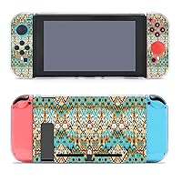 Bohemian Arabesque Fashion Separable Case Compatible with Switch Anti-Scratch Dockable Hard Cover Grip Protective Shell
