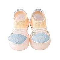 Swimming Shoes Summer and Autumn Comfortable Infant Toddler Shoes Cute Strawberry Cow Pattern Children Mesh Breathable Floor Kids Shoes Size 5 Boys