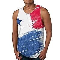 Black American Flag Shirt Man Shaper Tank Shirts Show Off Muscle Mens Cutoff Workout Shirts Funny Gym Shirts Men