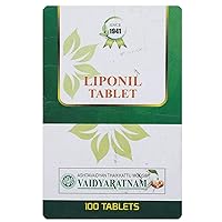 Vaidyaratnam Liponil Tablet - 100 Ayurvedic Herbal Products, Ayurveda Organic Products