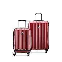 DELSEY Paris Helium Aero Hardside Expandable Luggage with Spinner Wheels, Brick Red, 2-Piece Set (19/25)