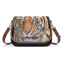 Crossbody Bag For Women Tiger 01 Shoulder Bag For Girls Large Tote Bag Leather Handbag Print Purse Wallet 31x22x11cm