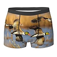 Hunting Fly Wild Print Men'S Briefs, Moisture Wicking & Breathable,Modern Fit Low Rise S M L Xl Xxl