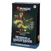 Magic: The Gathering Murders at Karlov Manor Commander Deck - Deadly Disguise (100-Card Deck, 2-Card Collector Booster Sample Pack + Accessories)