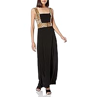 Star Vixen Women's Sleeveless Colorblock Frame Maxi Dress