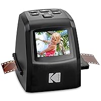 KODAK Mini Digital Film & Slide Scanner – Converts 35mm, 126, 110, Super 8 & 8mm Film Negatives & Slides to 22 Megapixel JPEG Images – Includes - 2.4 LCD Screen – Easy Load Film Adapters
