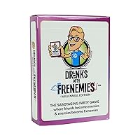 Drinks with FRENEMIES Millennial Edition Party Game | Fun Game for Adults and Teens | Ages 16+ | 3+ Players | Average Playtime 10-60 Minutes | Made by BE Games