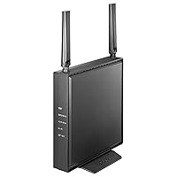 iO Data Wifi Wireless LAN Router, dual_band 11ax, Latest Standard, Wi-Fi6 AX1800, 1201+574Mbps, Movable Antenna, IPv6, 3-story/4LDK/20 Units, PS5, Japanese Manufacturer WN-DEAX1800GR/E
