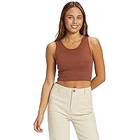 Roxy Women's Good Keepsake Cropped Tank Top, Root Beer 241