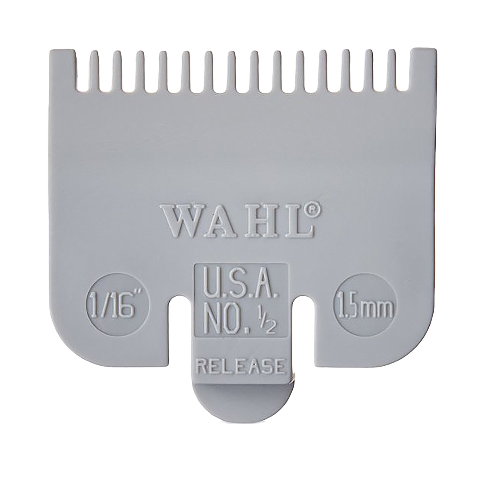 Wahl Professional Color Coded Comb Attachment #3137-101 - Grey #1/2 - 1/16