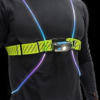 noxgear Tracer Visibility Vest (Size: XL) plus 500 Lumen Chest Lamp