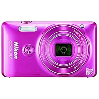 Nikon COOLPIX S6900 Digital Camera with 12x Optical Zoom and Built-In Wi-Fi (Pink)