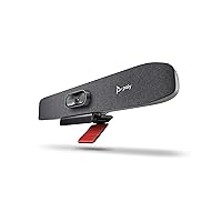 Poly Studio R30 4K Video Conference System - Camera, Mic, and Speaker Bar for Small Rooms - Presenter Tracking, NoiseBlockAI, Framing - Plug & Play - Works w/Teams, Zoom & More
