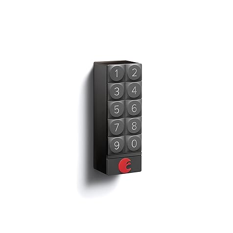 Smart Keypad, Pair with Your August Smart Lock - Grant Guest Access with Unique Keycodes, Dark Gray