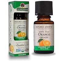 Nature’s Answer USDA Organic Lemongrass Essential Oil, 100% Pure | Natural Aromatherapy Oil for Diffuser/Humidifier, Steam Distilled 0.5 fl oz. (15ml) | Made in USA