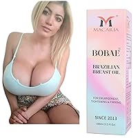 Macaria Bobae Brazilian Breast Enlargement & Enhancement Oil, for Reshaping & Fast Growth, Natural Bust Lifting & Firming for Bigger Growth, Tighten Saggy Breasts & Increase Size, for Women & Girls