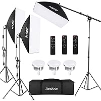 Andoer Softbox Photography Lighting Kit Professional Studio Equipment with 20
