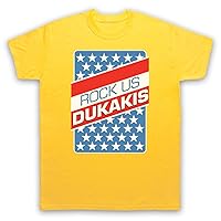 Men's Rock Us Dukakis Slogan T-Shirt