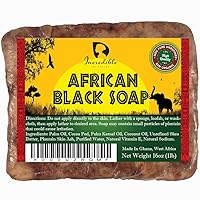 African Black Soap - 1lb Raw Organic Soap Face & Body Wash