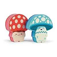 Fun Guys, Mushroom Kitchen Sponges, Set of 2, Multicolored