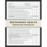 Restaurant Health Inspection Checklist: Health Inspection Report Book for Restaurants and Food Establishments. A Comprehensive Guide to Achieving Compliance and Enhancing Safety Standards Restaurant Health Inspection Checklist: Health Inspection Report Book for Restaurants and Food Establishments. A Comprehensive Guide to Achieving Compliance and Enhancing Safety Standards Paperback