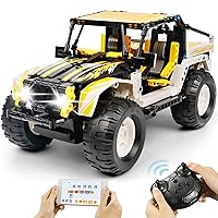 PREBOX Remote & APP Control Jeep Building Toys for Boys - Erector Sets STEM Projects for Kids Age 8-12, Birthday Gifts for Boys 6 7 8 9 10 11 12 Year Old
