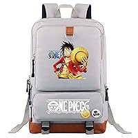 Luffy Laptop Computer Bag,One Piece Lightweight Bookbag,Wear Resistant Backpack for Travel,Outdoor,Hiking