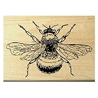 P23 Bumble bee Rubber Stamp wm