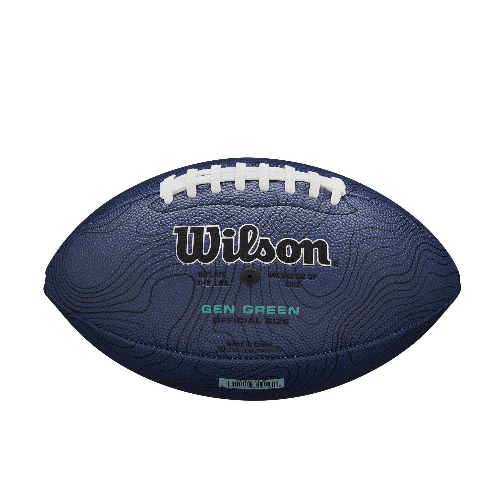 WILSON NFL Stride Pro Eco Football - Navy, Official Size